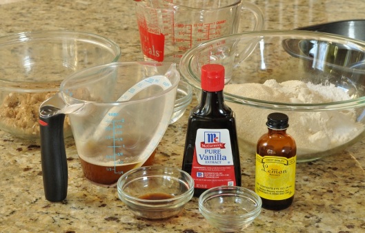 Ingredients for Brown Butter Cake